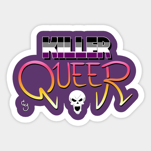 Killer Queer (Ace) Sticker by young_crespo